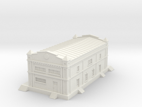 1/200th scale old storehouse in White Natural Versatile Plastic