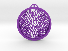 organic pendant in Purple Processed Versatile Plastic