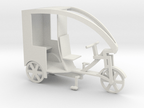 pc35-pedicab-slim in White Natural Versatile Plastic