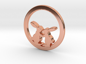 MAKOM COIN OF LOVE in Polished Copper