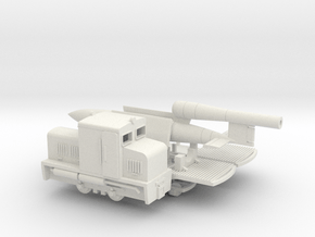 1/100 V1 Transport train Wehrmacht in White Natural Versatile Plastic