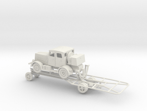 1/100 Vidalwagen V2 rocket Wehrmacht in White Natural Versatile Plastic