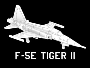 F-5E Tiger II (Clean) in White Natural Versatile Plastic: 1:220 - Z