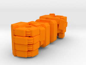 TF Legacy Big Hand set for Junk Robot or Combiner in Orange Smooth Versatile Plastic: Small