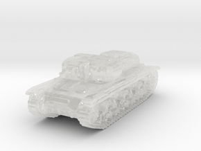 Hotchkiss H35 Prototype MG 1/144 in Clear Ultra Fine Detail Plastic