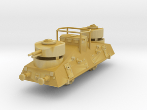 1/144 Russian amoured tank draisine in Tan Fine Detail Plastic