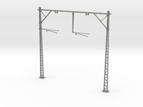 VR Double Stanchion 76mm (Standard) 1:87 Scale in Gray PA12