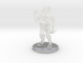 Werewolf Armorer Artificer in Clear Ultra Fine Detail Plastic