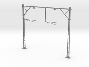 VR Double Stanchion 66mm (Standard) 1:87 Scale in Gray PA12