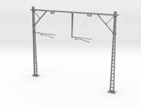 VR Double Stanchion 56mm (Standard) 1:87 Scale in Gray PA12