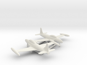Lockheed T-33 Shooting Star in White Natural Versatile Plastic: 1:200
