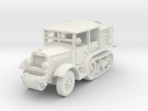 Unic P107 Artillery 1/87 in White Natural Versatile Plastic