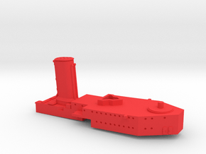1/700 USS Pensacola (1939) Forward Superstructure in Red Smooth Versatile Plastic