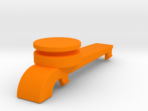 Beyblade X Grip Covertec Attachment in Orange Smooth Versatile Plastic