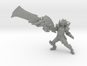 Monster Hunter Rathalos Blademaster miniature DnD  in Gray PA12