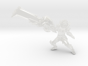 Monster Hunter Rathalos Blademaster miniature DnD  in Clear Ultra Fine Detail Plastic