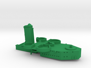 1/600 USS Pensacola (1942) Forward Superstructure in Green Smooth Versatile Plastic