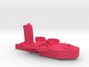 1/600 USS Pensacola (1942) Forward Superstructure in Pink Smooth Versatile Plastic