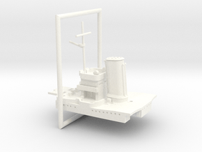 1/600 USS Pensacola (1942) Rear Superstructure in White Smooth Versatile Plastic