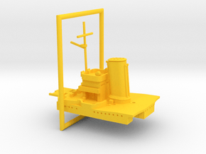 1/600 USS Pensacola (1942) Rear Superstructure in Yellow Smooth Versatile Plastic