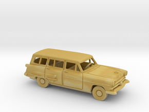 1/87 1953 Ford Crestline Station Wagon Kit in Tan Fine Detail Plastic