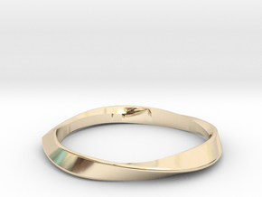 Dynamic Triangle ring slim All Sizes, Multisize in 14K Yellow Gold: 5 / 49