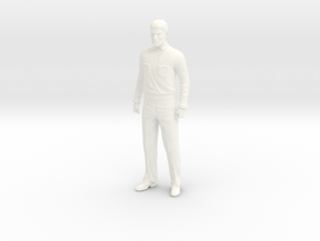 Jonny Quest - Dr. Quest - Custom in White Processed Versatile Plastic