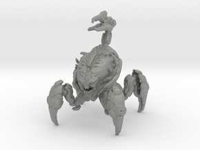 Robo Arachnoid monster miniature model games rpg in Gray PA12
