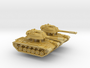 M48A1 Patton in Tan Fine Detail Plastic: 6mm
