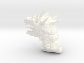dragon in White Smooth Versatile Plastic: Medium