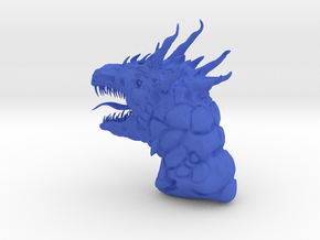 dragon in Blue Smooth Versatile Plastic: Medium