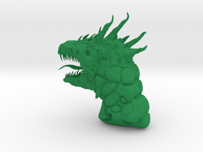 dragon in Green Smooth Versatile Plastic: Medium