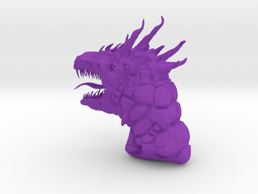 dragon in Purple Smooth Versatile Plastic: Medium