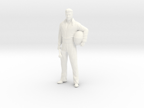 Evel Knievel - Sky Cycle Pose in White Processed Versatile Plastic