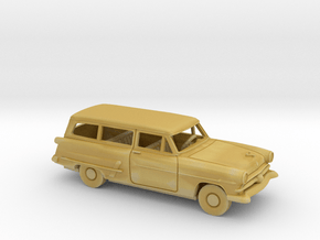 1/87 1953 Ford Crestline Ranch Wagon Kit in Tan Fine Detail Plastic