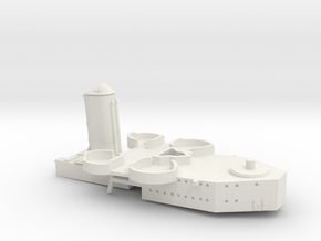 1/700 USS Pensacola (1942) Forward Superstructure in White Natural Versatile Plastic