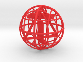 Bittensor Network in Red Smooth Versatile Plastic