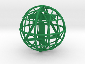Bittensor Network in Green Smooth Versatile Plastic