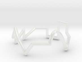 Math wave  function ring All Sizes, Multisize in Clear Ultra Fine Detail Plastic: 5 / 49