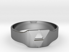 Zelda band All sizes, Multisize in Fine Detail Polished Silver: 13 / 69