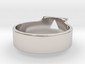 Zelda band All sizes, Multisize in Rhodium Plated Brass: 5 / 49