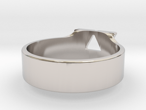 Zelda band All sizes, Multisize in Rhodium Plated Brass: 5.5 / 50.25
