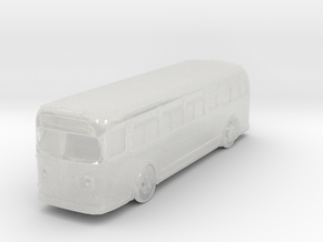 General Motors TDH 5103 Bus - Nscale in Clear Ultra Fine Detail Plastic