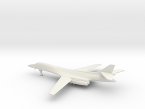 Rockwell B-1B Lancer (spread wings) in White Natural Versatile Plastic: 1:500