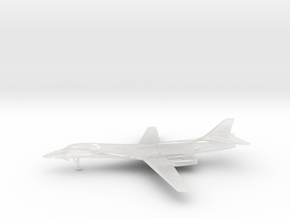 Rockwell B-1B Lancer (spread wings) in Clear Ultra Fine Detail Plastic: 1:600