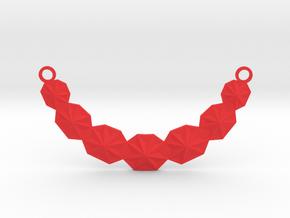 Necklace in Red Smooth Versatile Plastic