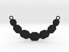 Necklace in Black Smooth Versatile Plastic