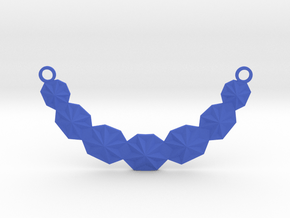 Necklace in Blue Smooth Versatile Plastic