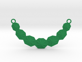 Necklace in Green Smooth Versatile Plastic
