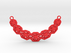 a necklace in Red Smooth Versatile Plastic